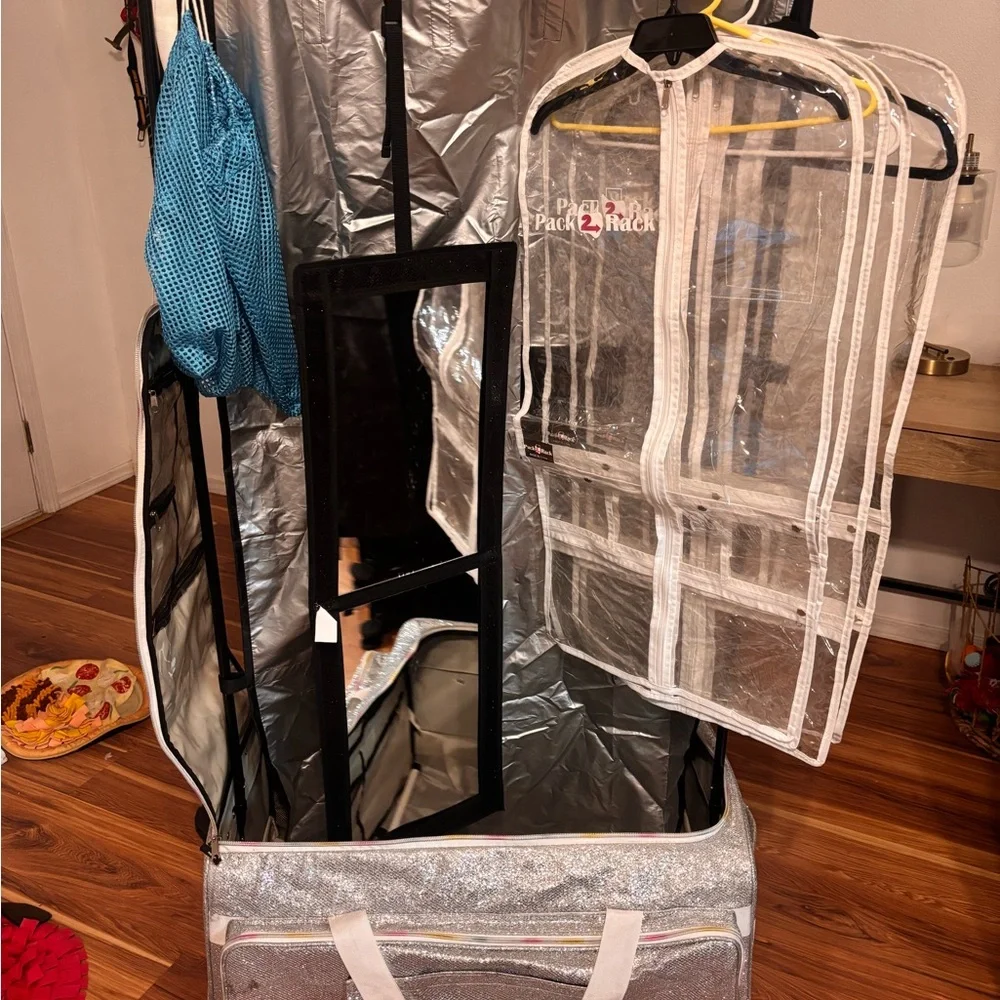 Silver Garment Storage Bag